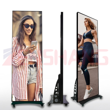 P5 LED Display Screen Standing Poster untuk iklan dan promosi bisnis