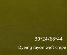 Dyeing Rayon Weft Crepe 30x24/68x44 140gsm