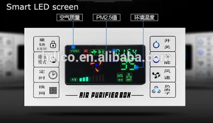 aluminum composite air purifier with hepa and photocatalyst filter