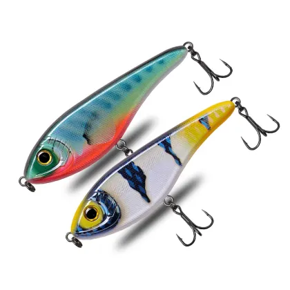 150mm Slow Sinking Jerk Bait Lure for Muskie, Pike, and Bass Fishing