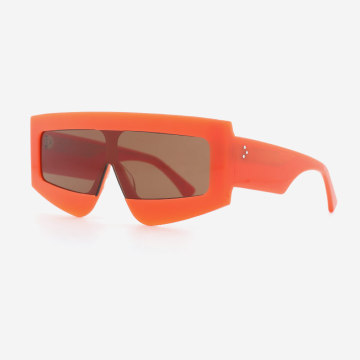 Flat Top Square Acetate Women's sunglasses 23A8078