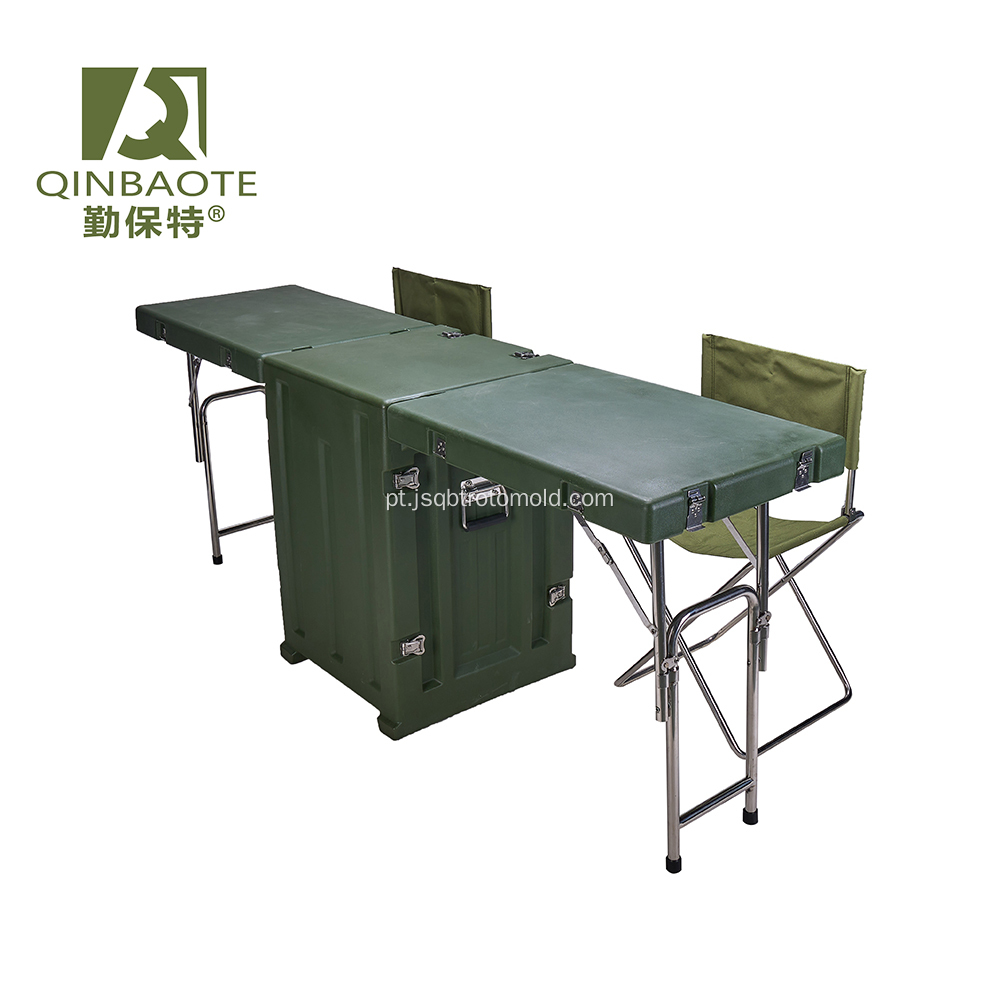 Mesa de campo de comando móvel dobrável dobrável para exterior