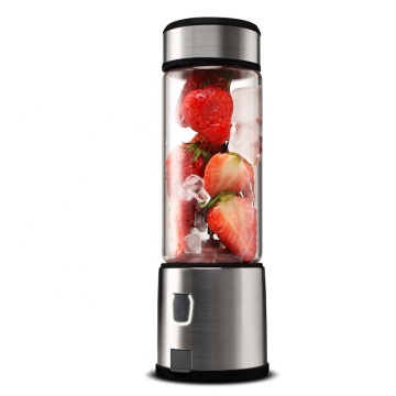 Smoothie USB Juicer: Rechargeable Personal Blender with 6 Stainless Steel Blades & Baby Food Maker