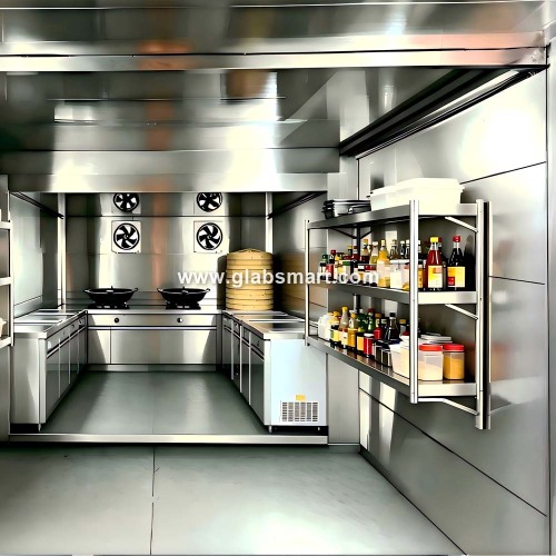 GLAB 4.2/5.6m Customized Mobile Kitchen грузавік