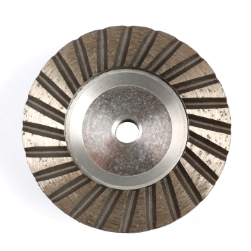 Aluminiummatrix M14 Gewinde -Grenzflächen -Wellblech -Schleifrad