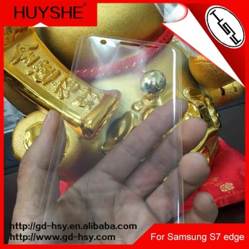 HUYSHE cheap price 3D wholesale TPU screen protector for Samsung s7 edge