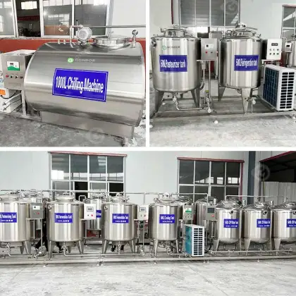 Fresh Cow Milk Processing Plant: Cheese, Yogurt, Butter Production Equipment