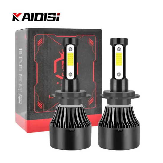 Hot Sell H4 LED Lights 4 Sides LED Headlight Bulb X7 6000K 8000LM COB for Car H4 H7 H11