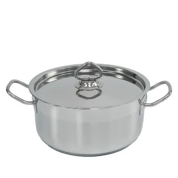 Stainless steel double ear anti-scald stew pot