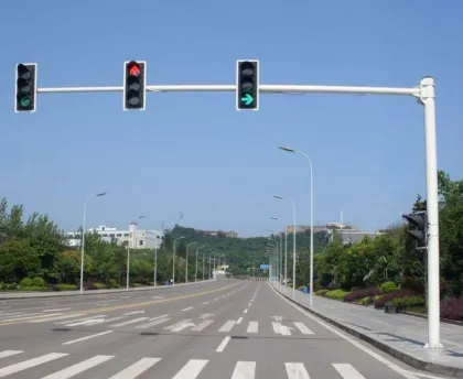 Street Traffic Signal Lighting Pole