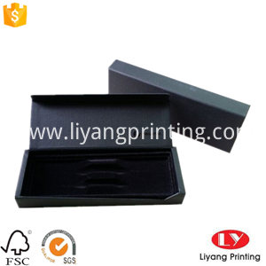 Black Cardboard Pen Box With Insert, Pen Boxes