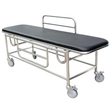 Trolley de acero inoxidable con rieles laterales