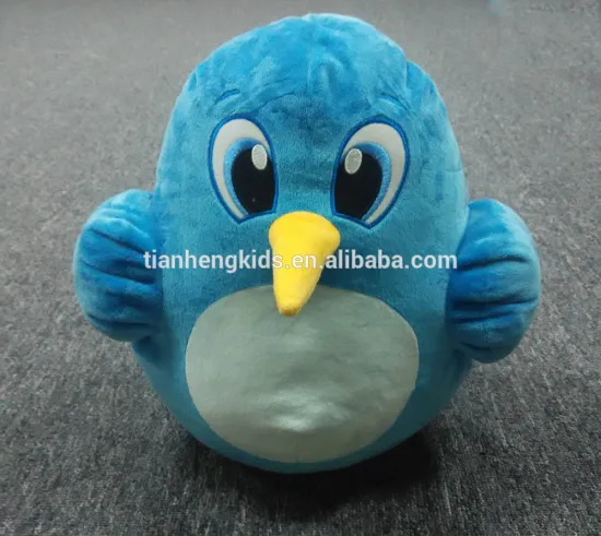 Blue bird plush toy
