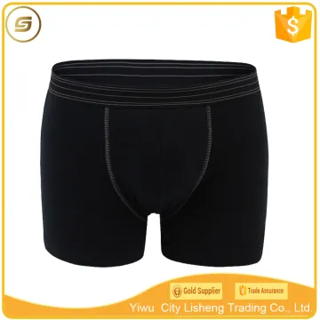 Low discount low price promotion stocklots plus size underwear of men boxer underwear