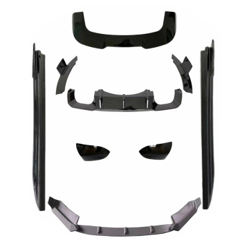 F85 BMW Aero Aero Kits: ตัวแยก ABS สีดำมันวาว, diffuser ด้านหลัง, ริมฝีปาก, ส่วนขยายด้านข้าง, สปอยเลอร์, Mirror Covers