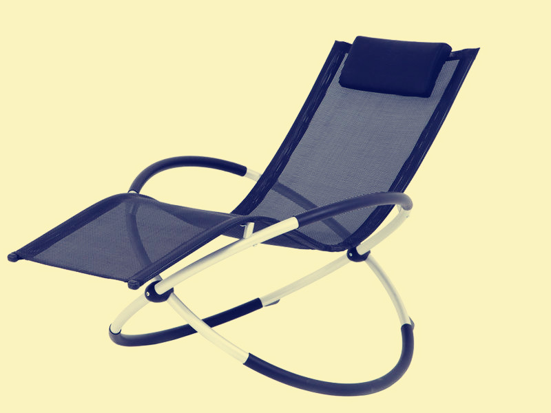 foldable rocking chair alu frame