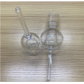 Bar hand blown borosilicate glass wine goblet cup