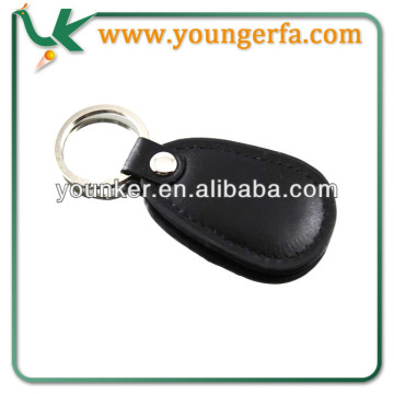 Handmade Leather Keychain with customer logo for Promotional gifts