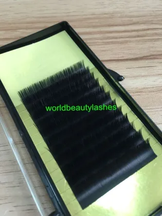 korea silk individual lashes matte elliptical base eyelash extensions