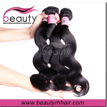 Top selling 5a grade factory price brazilian body wave hair 3 bundles