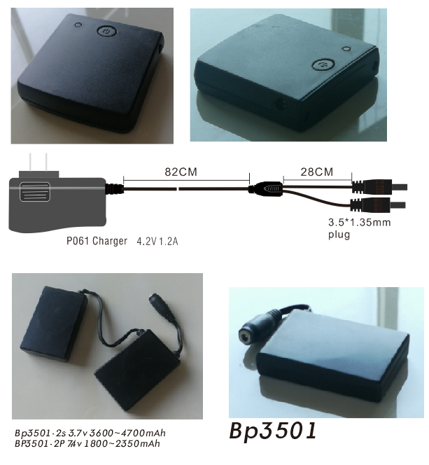 BP3502 heated sock battery