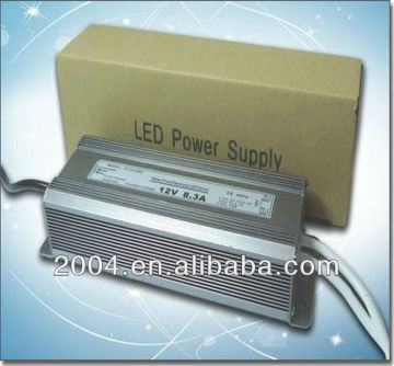 IP67 led driver 100W 12V 24V SAA certificate