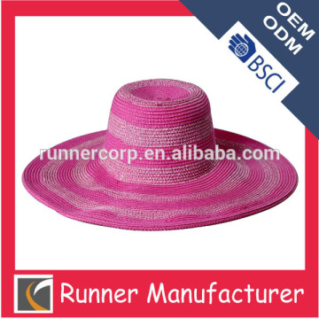 Mexico color women straw hats to decorate