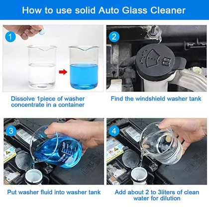 Hot Product: Free Samples Effervescent Car Glass Windshield Washer Tablets