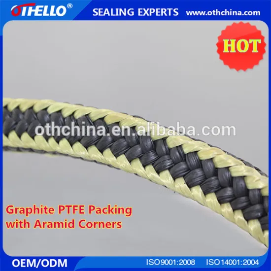 Superior Quality Aramid Gland Packing with PTFE