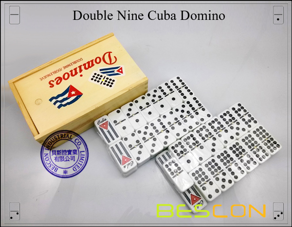 Cuban Domino Game Profesional Doble Nine, Domino Doble Nueve Cubano  red/blue/gre