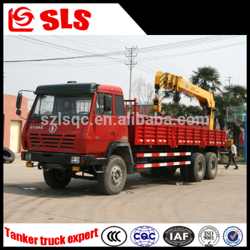 3 axles hydraulic truck crane, crane truck for sale, truck crane