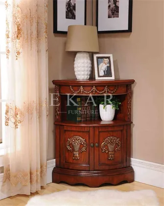 Vintage Corner Cabinets, Living Room Storage Cabinets