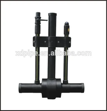 hdpe pipe fittings one purge PE ball valve
