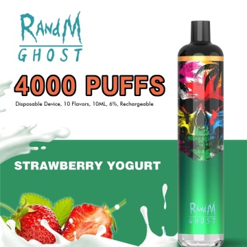 RANDM GHOST LED LIGHT DISPOSABLE VAPE 4000 PUFFS