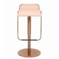 Disc Fixed High-leg Lift Stools Bar Chairs Bar Barstool with Integrated Footrest Hot Sale Quality Metal Home Furniture Modern