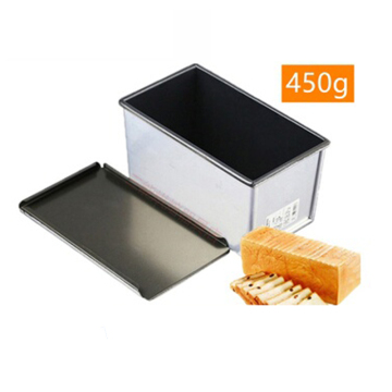 FEEFE VERFAHREN 900G Square Laib Pan mit Deckel - Brotpfanne zum Backen von Ofen