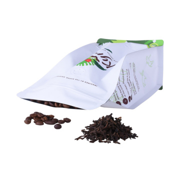 Sachet de thé de café à glissière mat personnalisé avec valve