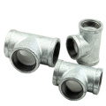 Componentes de tee de plástico galvanizado robusto
