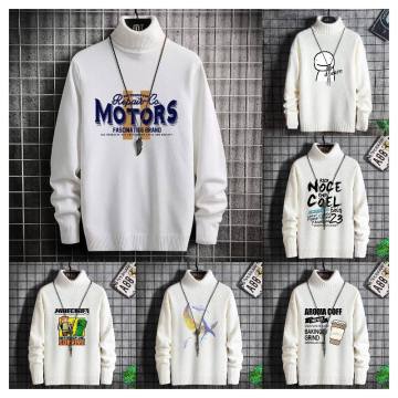 Wholesale Custom Crew Neck Winter Cotton Sweaters for Men