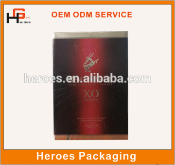 Embossed Printed Corrugated Paper Wine Packaging Box