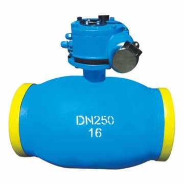 Magnetic anti-theft locking all-welded ball valve