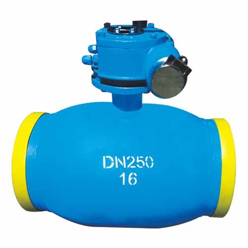 Magnetic anti-theft locking all-welded ball valve