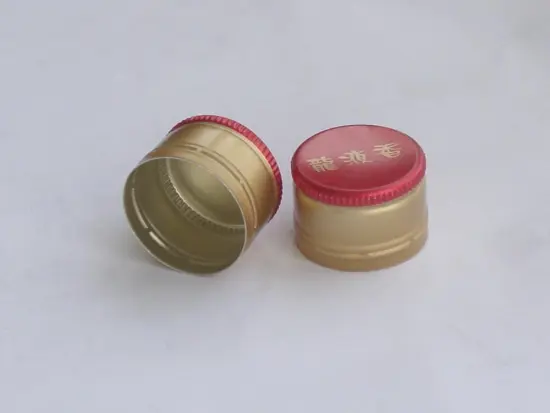 Small aluminum closures for Gin