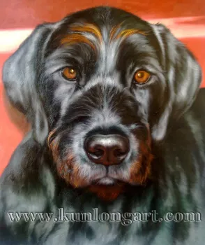 High Quality Animal Portrait Painting From Photography to Canvas (KLPP-0005)