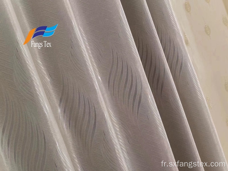 Rideaux de fenêtre de luxe Textile à la maison Tissu de rideau Jacquard
