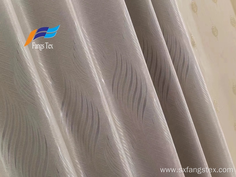 Luxury Window Curtains Home Textile Jacquard Curtain Fabric