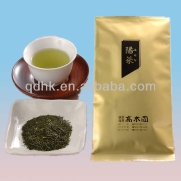 wholesale china side gusset back center sealing gold aluminum foil heat sealable packaging empty tea bag