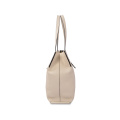 Structured Vegetable Tanned Leather Blush Everyday Tote