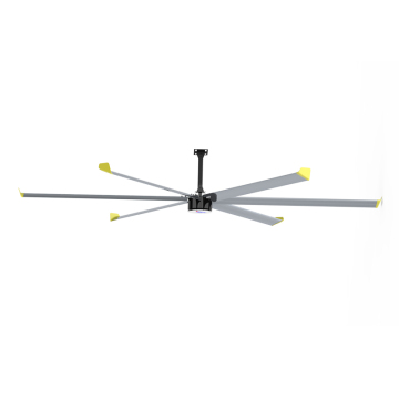 Large permanent magnet ceiling fan for industrial use