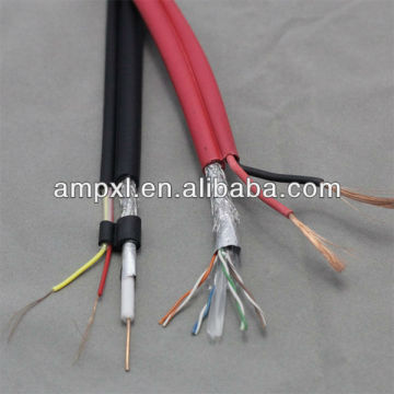 Installation rg59 siamese cable with power